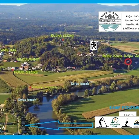 Relax House Kolpa View Podzemelj بيت للعطل Gradac